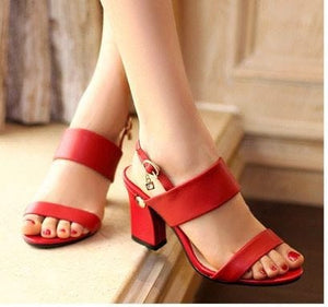 Women’s Red Hot Stylish Fashion Apparel - Genuine Leather  Heels