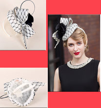 Load image into Gallery viewer, Decorative Pillbox Design Fascinator Hats - Ailime Designs