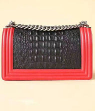 Load image into Gallery viewer, 100% Genuine Orange Crocodile Leather Skin Handbags - Ailime Designs