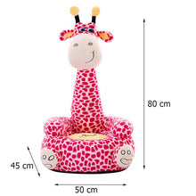 Load image into Gallery viewer, Children&#39;s Giraffe Seat Cushion Covers - Ailime Designs