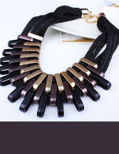 Load image into Gallery viewer, Mesh Design Fashion Stylist Necklaces w/ Oversize Links – Neckline Fashion Accessories