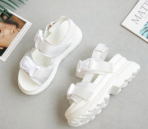 Women's Buckle Style Design Platform Sandals