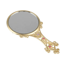 Load image into Gallery viewer, Vintage Gold Hollow-cut Mirror &amp; Comb 2pc Set - Ailime Designs
