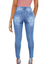 Load image into Gallery viewer, Plus Size Beauties Stylish Pencil Leg Denim Jeans - Ailime Designs