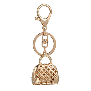 Exquisite Handbag Rhinestone Keychain Holders - Purse Accessories