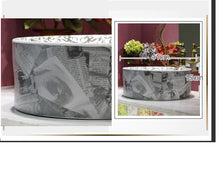 Load image into Gallery viewer, Decorative Newspaper Print Design Basin Sinks - Ailime Designs