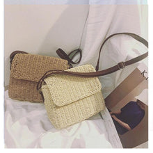 Load image into Gallery viewer, Women&#39;s Stylish Summer Delightful Bamboo Straw Handbags - Ailime Designs