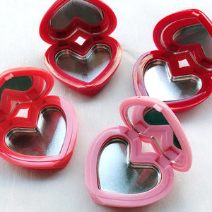 Adorable Compact Design Heart-Shape Mirrors - Ailime Designs