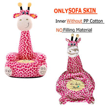 Load image into Gallery viewer, Children&#39;s Giraffe Seat Cushion Covers - Ailime Designs