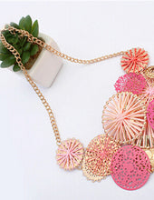 Load image into Gallery viewer, Bohemian Layered Pin Wheel Necklaces – Neckline Fashion Accessories