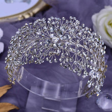 Load image into Gallery viewer, Crystal Design Elegant Leaf Design Hair Clips – Ailime Designs