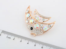 Load image into Gallery viewer, Stylish Fish Of The Sea Rhinestone Pin Brooch - Ailime Designs