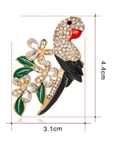 Load image into Gallery viewer, Jungle Fever w/ Our Multi Colored Parrot Pin Brooches - Ailime Designs