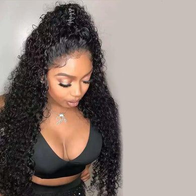 Curley Lace Front Human Hair Wigs - Ailime Designs