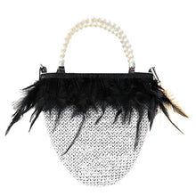 Load image into Gallery viewer, Women&#39;s Stylish Summer Feather Design Straw Handbags